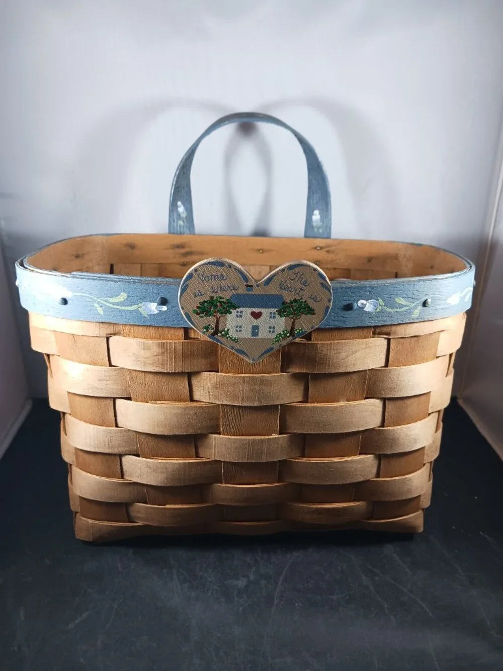 Vintage Cottagecore Grandma Chic Wall Hanging Basket